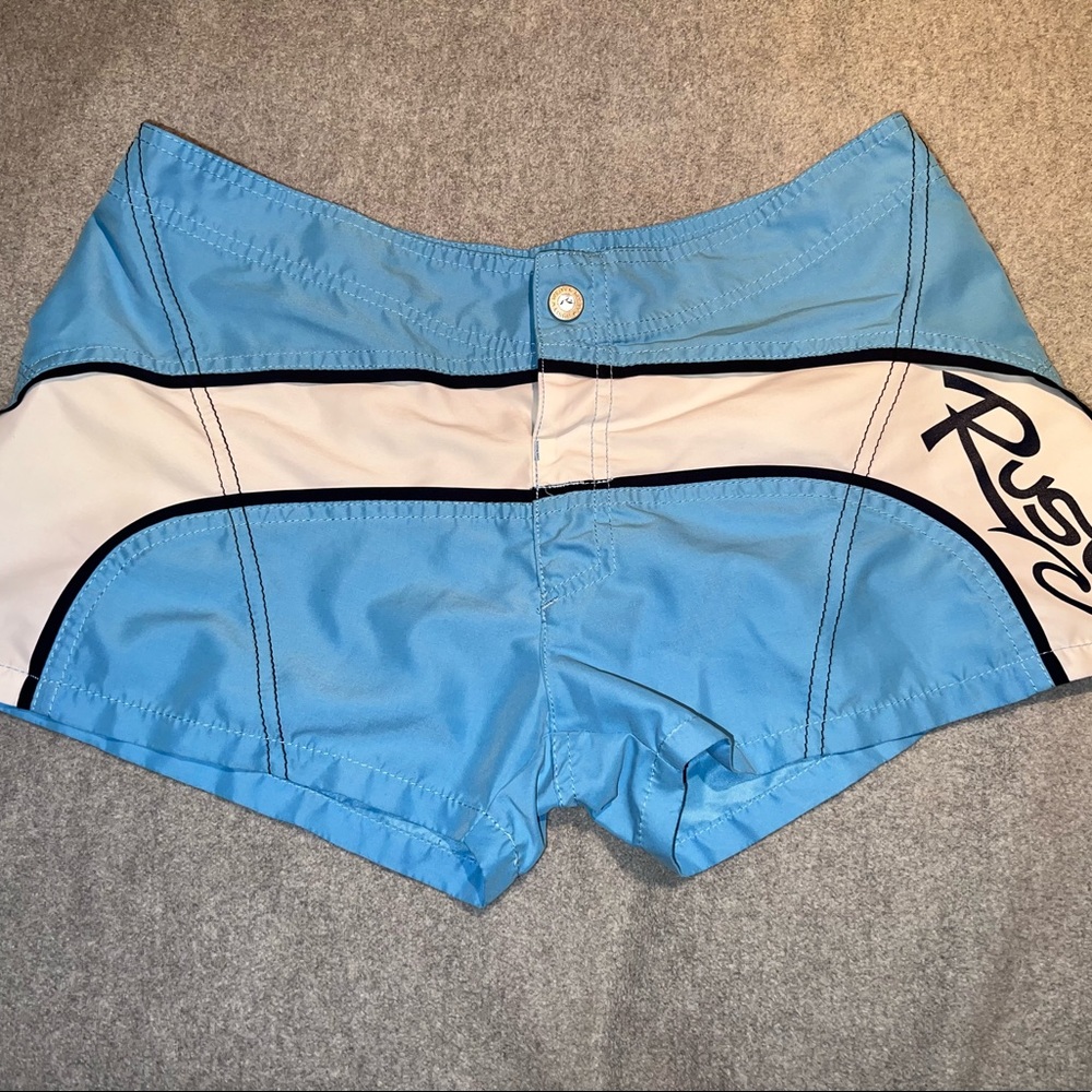 Super cute MINT CONDITION WOMENS/juniors board shirts- size 9- RUSTY BRAND